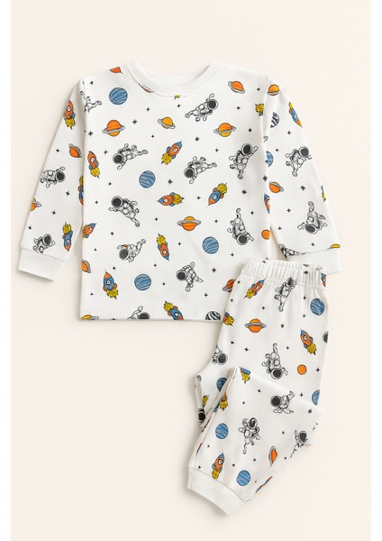 Çocuk Uzay Baskılı Pijama Takımı