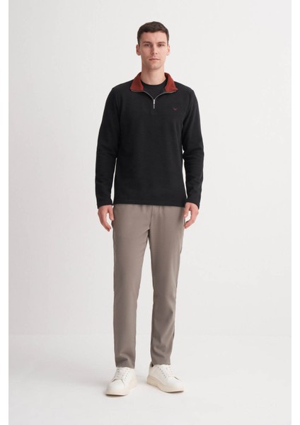 Siyah Erkek Sweatshirt 56430