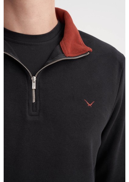 Siyah Erkek Sweatshirt 56430 fırsatları