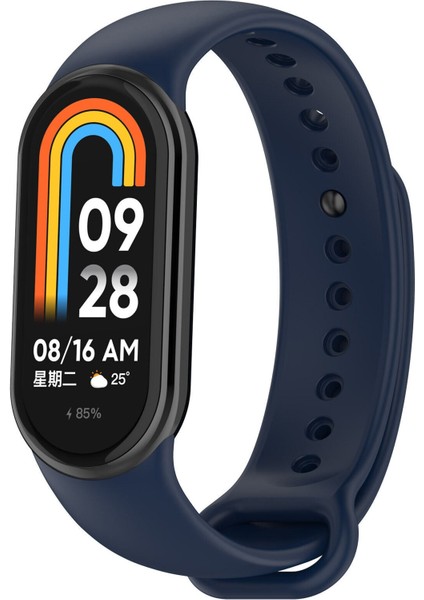 Xiaomi Smart Band 10 ( Mi Band 10 ) Uyumlu Silikon Kordon Esnek Renkli Sportif Klasik Kayış