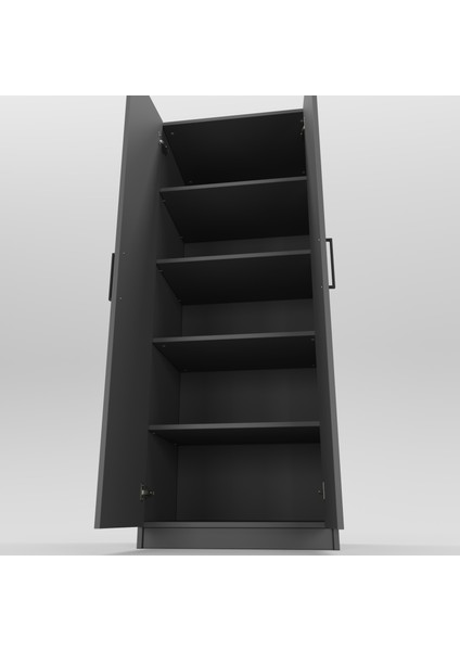 2 Kapaklı Elbise Dolabı 180X70X50CM 01102502 fırsatları