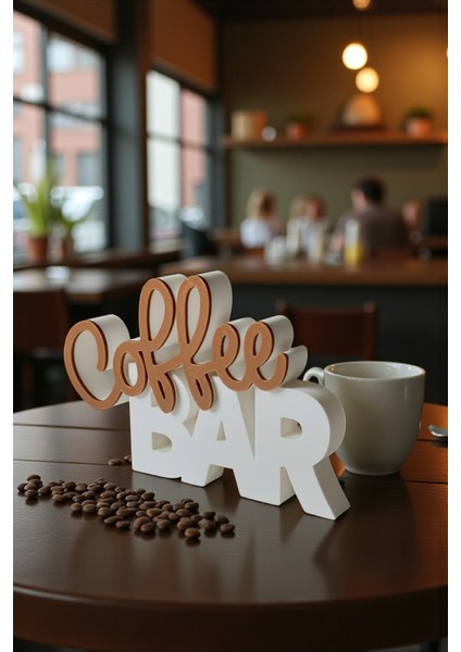 Coffee Bar Dekor Yazısı – Mutfak & Kahve Köşesi Süs Aksesuarı fiyatları
