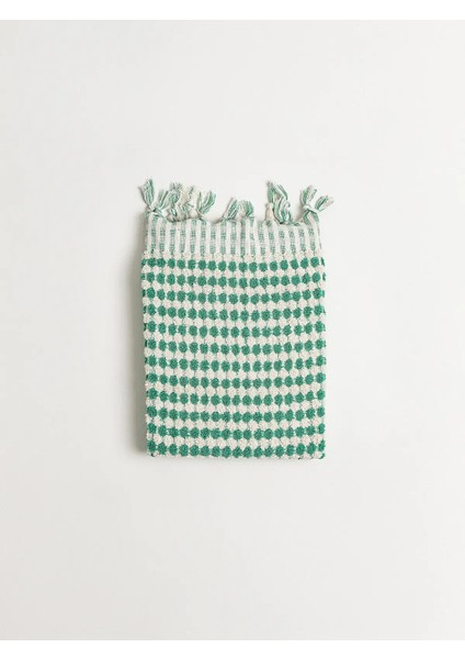 Polka Dot Yeşil Yüz Havlusu fiyatları