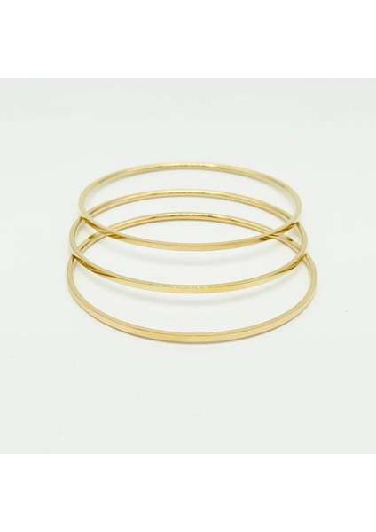 Altın Kaplama Çelik Ajda Bilezik