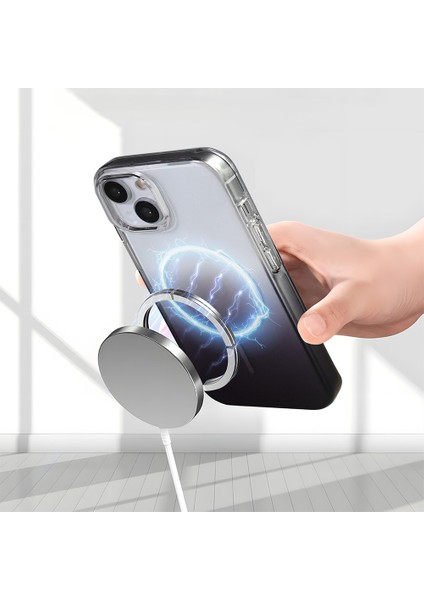 Iphone 15 Uyumlu Kılıf Renk Geçişli Magsafe Hızlı Şarj Destekli Ince Sert Pc Kapak fırsatları