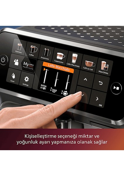 Phılıps EP5441/50 Tam Otomatik Espresso Makinesi Siyah modelleri