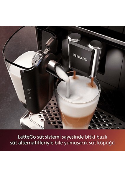 Phılıps EP5441/50 Tam Otomatik Espresso Makinesi Siyah fırsatları