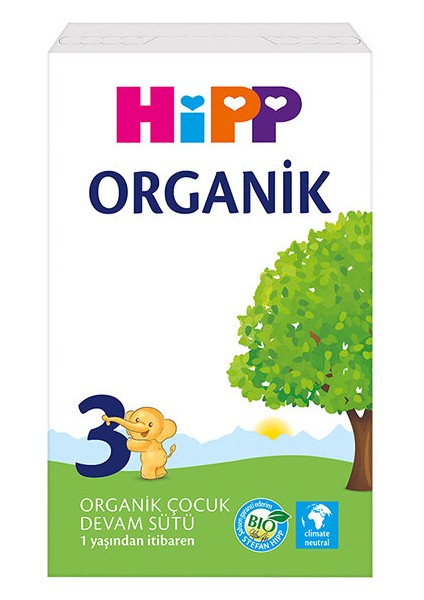 2 Adet Hipp 3 Organik Bebek Sütü 600 G fiyatları