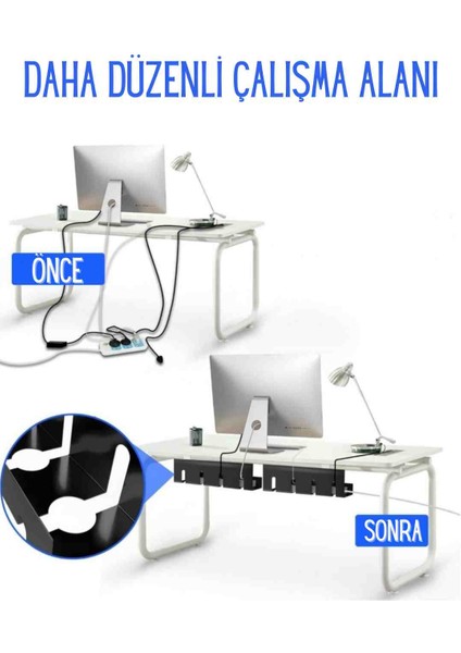 Masa Altı Kablo Yönetim Tepsisi Kablo Organizeri Kablo Düzenleyici indirimleri