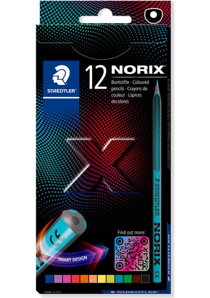 - Wiz Design / 186 C12 Norıx Renkli Kuruboya Parlak Renkler 12'li