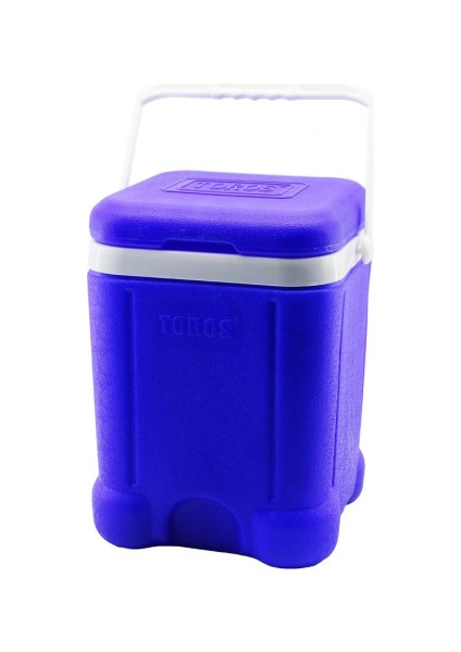Toros 20LT Kare Buzluk Mavi Plastik Taşıma Kulplu BRKT-504248 (5324)