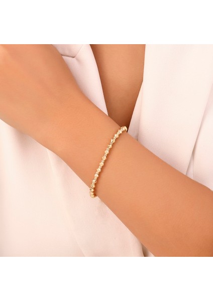 Tasarım Altın Bileklik - 14K