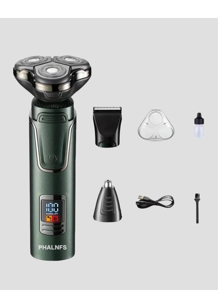 Kablosuz Profesyonel Erkek Bakım Seti – 3 Başlıklı 3D Akıllı Kesim Taşınab - M910K205-R78 fiyatları