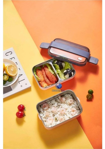 Lunch Box Çelik Gri-Mor Beslenme Kabı-Sefer Tası 1200 ml BL20183 modelleri