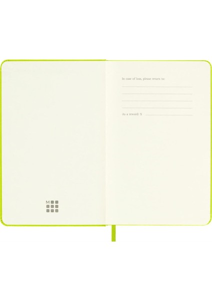 Çizgili Limon Yeşili Defter Cep Boy Sert Kapak fırsatları
