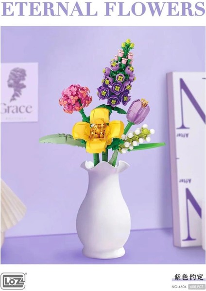 Bfs LZ4604 Loz Çiçek Blok Seti 608 Parça -Vagon Life fırsatları