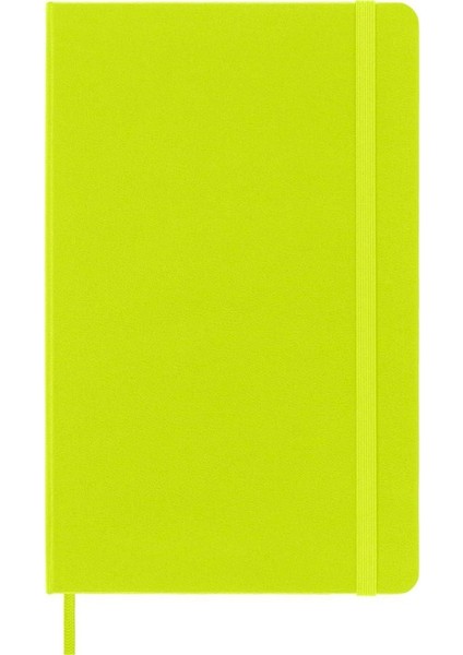 Çizgili Limon Yeşili Defter L Boy Sert Kapak modelleri
