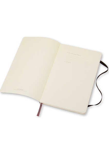 Çizgili Siyah Defter L Boy Soft Kapak fiyatları