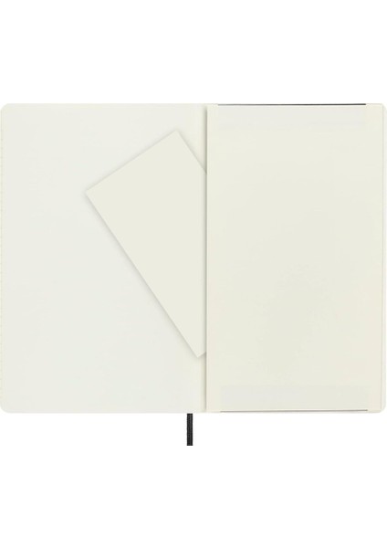 Çizgili Siyah Defter L Boy Soft Kapak