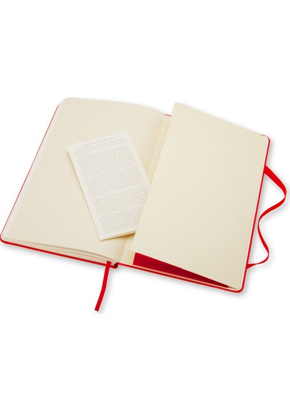Çizgisiz Kırmızı Defter L Boy Sert Kapak modelleri
