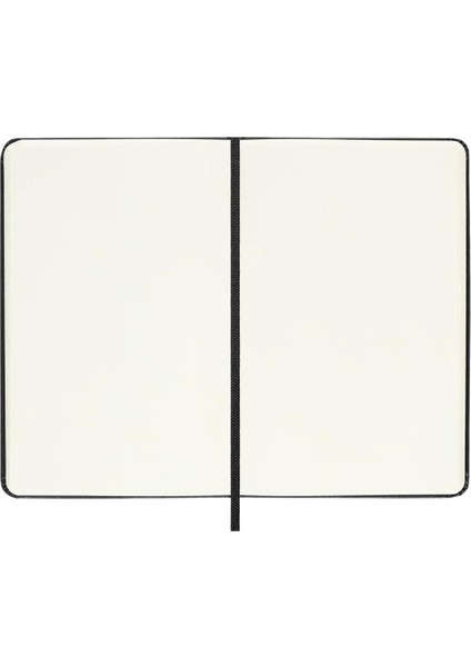 Çizgisiz Siyah Defter Cep Boy Sert Kapak