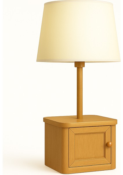 🪔 Nuda Light Delia Dolaplı Abajur