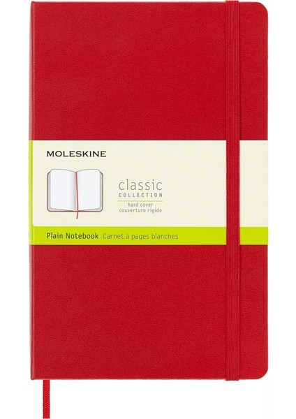 Çizgisiz Kırmızı Defter L Boy Sert Kapak indirimleri