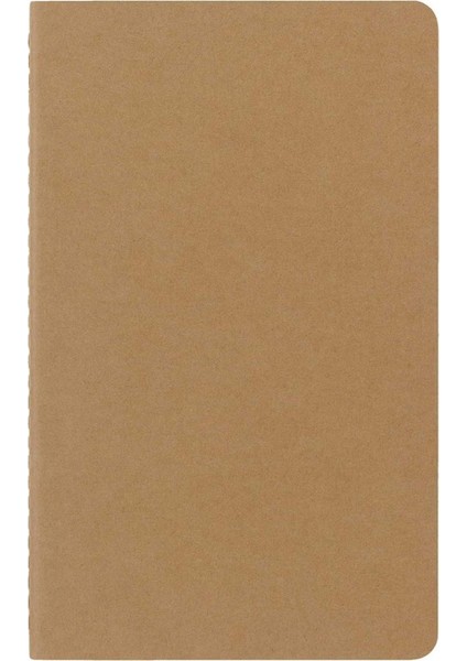 Çizgisiz Cahier Not Defteri 3’lü Set L Boy Kraft Kahve indirimleri