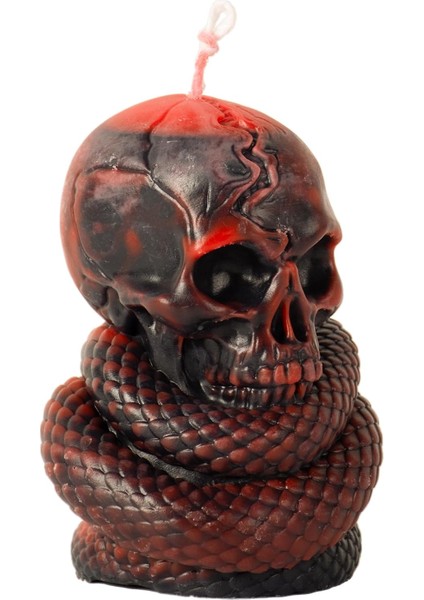 Ayrıntılı Yılanlı Kurukafa Silikon Mum Kalıbı Epoksi Reçine Taş Tozu Mum Kek Pasta Süsleme Kalıp fiyatları