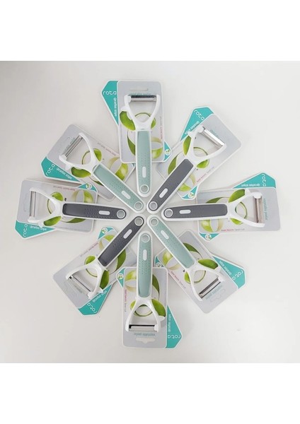 Lazer Kesim "ergonomik Tasarım" Pratik Sebze Meyve Soyacağı RT501 modelleri