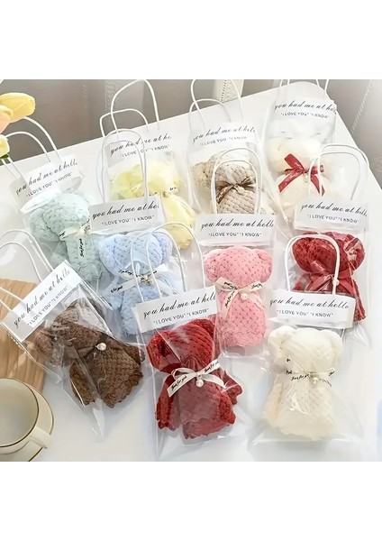 Sevimli Ayı Havlu Hediye Seti (Özel Çantası Hediye)