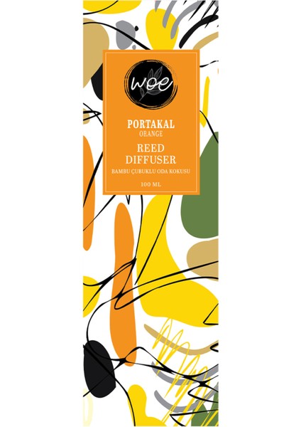 Çubuklu Oda Kokusu Portakal 100 ml 2 Adet