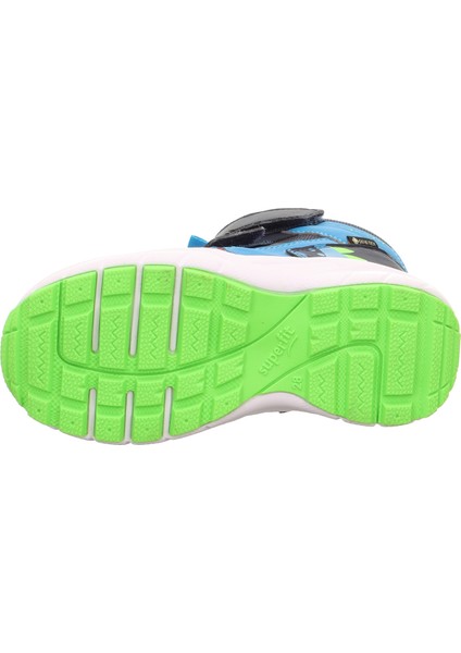 Lacivert - Yeşil Erkek Çocuk Kar Botu 1-009167-8030-2