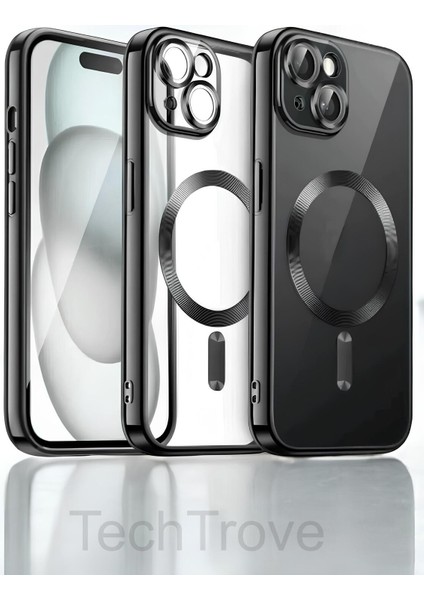 iPhone 15 Kılıf Kamera Korumalı Sararma Yapmaz Magsafe Şarj Özellikli A++ Kalite Kapak