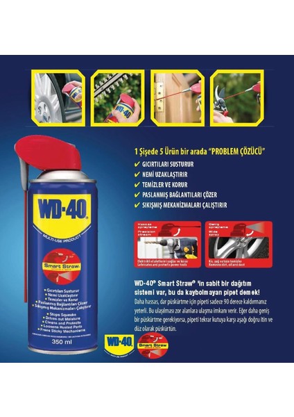 Wd 40 Smart Straw Pas Sökücü Yağlayıcı 350 ml fırsatları