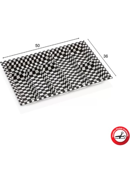 Eco Modül Kaşıklık 7 Gözlü Damalı 50X36 ROYALEKS-ACERO-20134