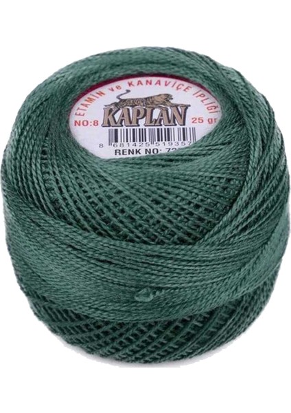 Kaplan Etamin ve Kanaviçe Ipi 8 No Kod/renk: 726 - Royaleks