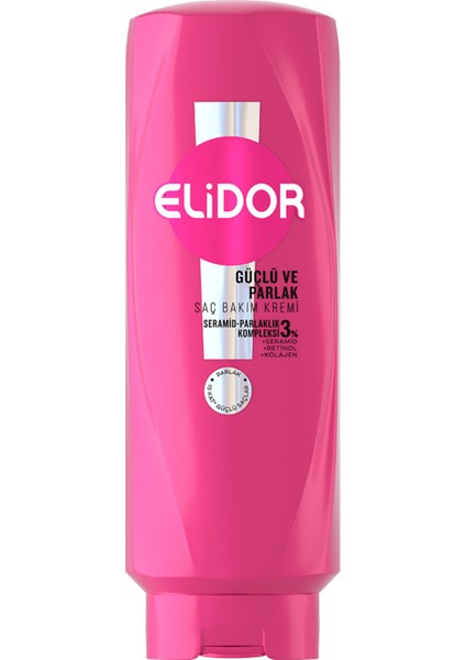 Güçlü & Parlak Saç Kremi 560 ml 3 Adet