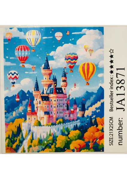 21X25 Çocuklar Için Boncuklu Taşlı Mozaik Elmas Boyama Goblen Pano Tablo Resim Boncuk Puzzle Diamond Painting fiyatları