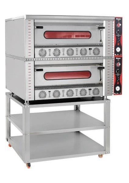 Çift Katlı Pizza Fırını Doğalgazlı 4 + 4 Pizza fiyatları