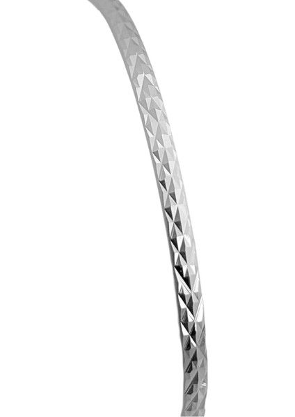 Desenli Ince Gümüş Ajda Bilezik fiyatları