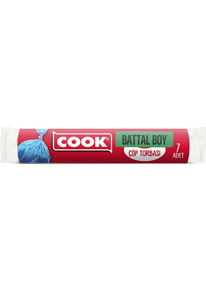 2 Adet Cook Çöp Torbası Battal Boy 7'li