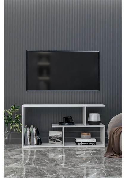 Tv Ünitesi,kitaplık,televizyon Sehpası 130 cm ,portatif,minifix Kurulum