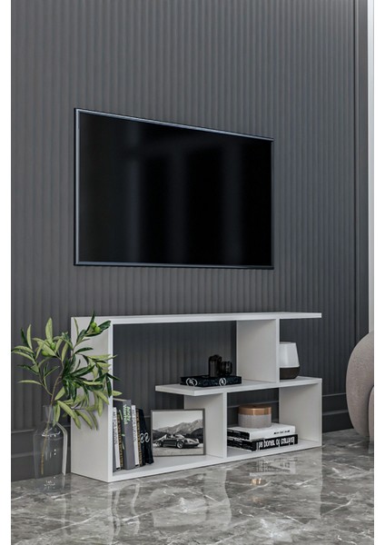 Tv Ünitesi,kitaplık,televizyon Sehpası 130 cm ,portatif,minifix Kurulum modelleri