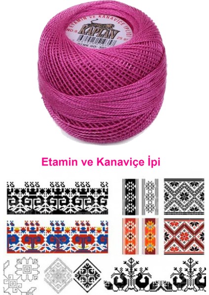 Kaplan Etamin ve Kanaviçe Ipi 8 No Kod/renk: 305 - Royaleks fiyatları