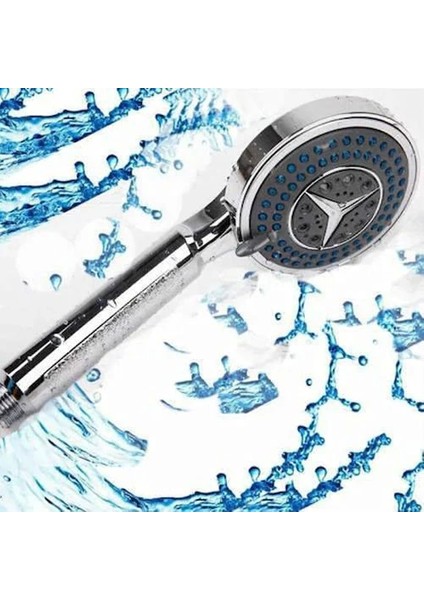 Mercedes Krom Kaplama 3 Fonksiyonlu Duş Başlığı Fiskiye Fıskiye ( Lisinya )