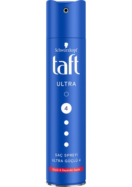 2 Adet Taft Saç Spreyi 250 ml No 4 Ultra Arginine Güç fiyatları