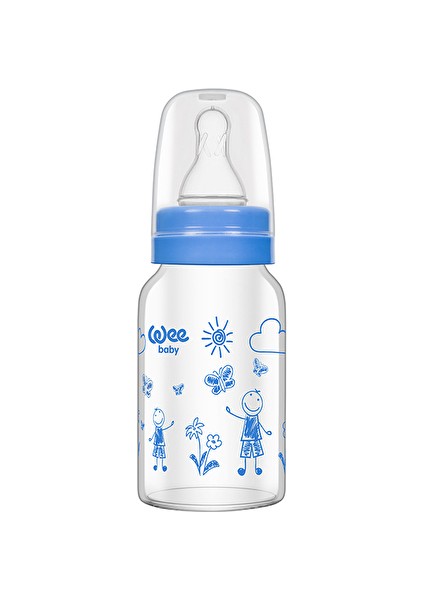2 Adet Wee Baby Isıya Dayanıklı Cam Biberon 120 ml