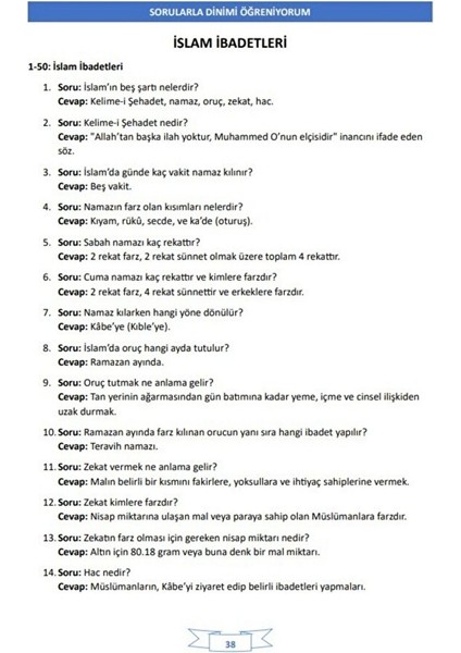Sorularla Dinimi Öğreniyorum Kitabı fırsatları