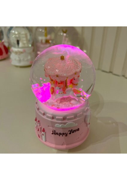 Atlı Karınca Işıklı Müzikli Orta Boy Kar Küresi TKY0400 fiyatları